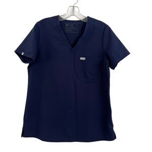FIGS Catarina One-Pocket Scrub Top Navy Blue Size Small | Style FW1000